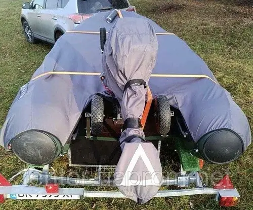 Transport cover size S, gray/reed
